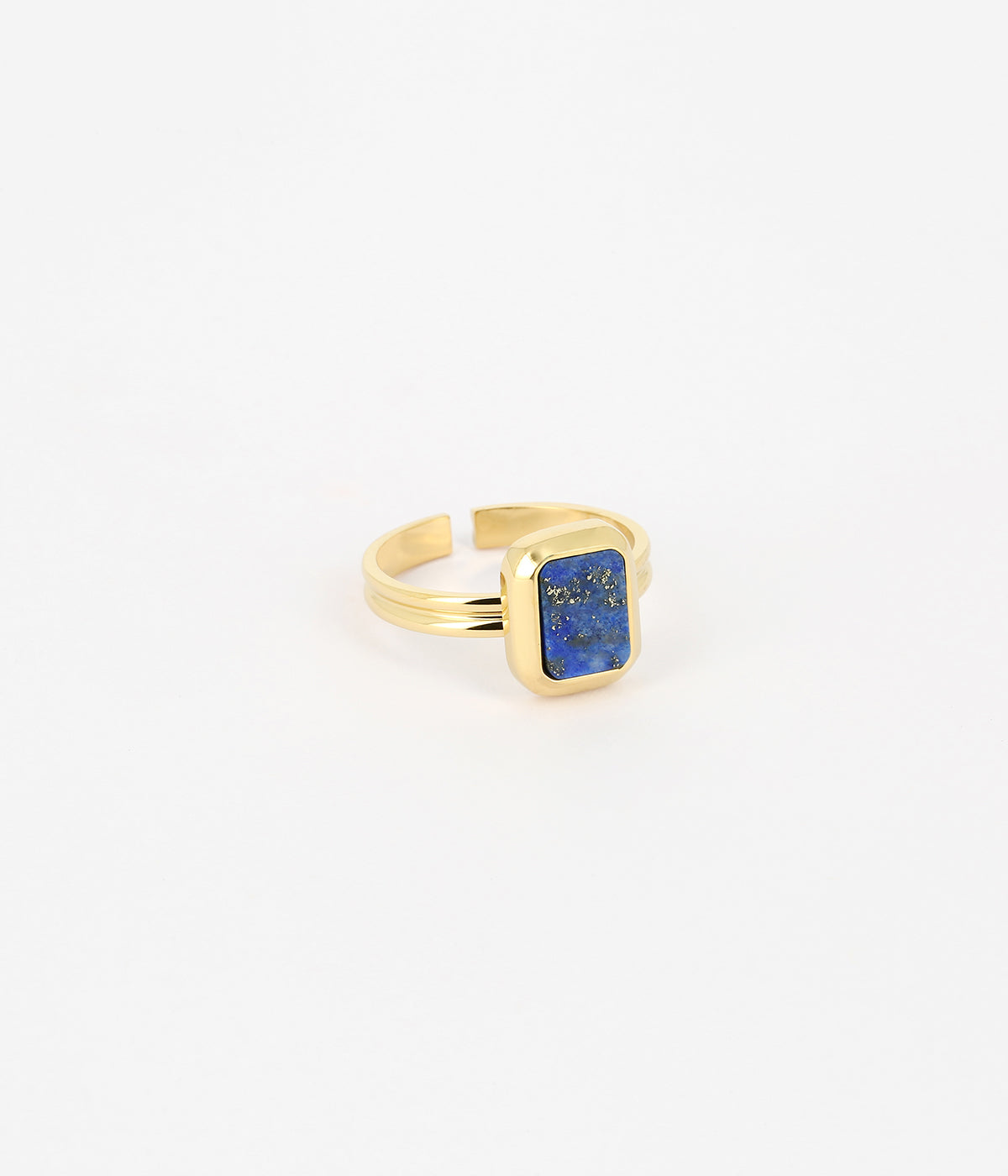 Bague Omonia (Acier doré)