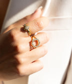 Bague Juki (Acier doré)