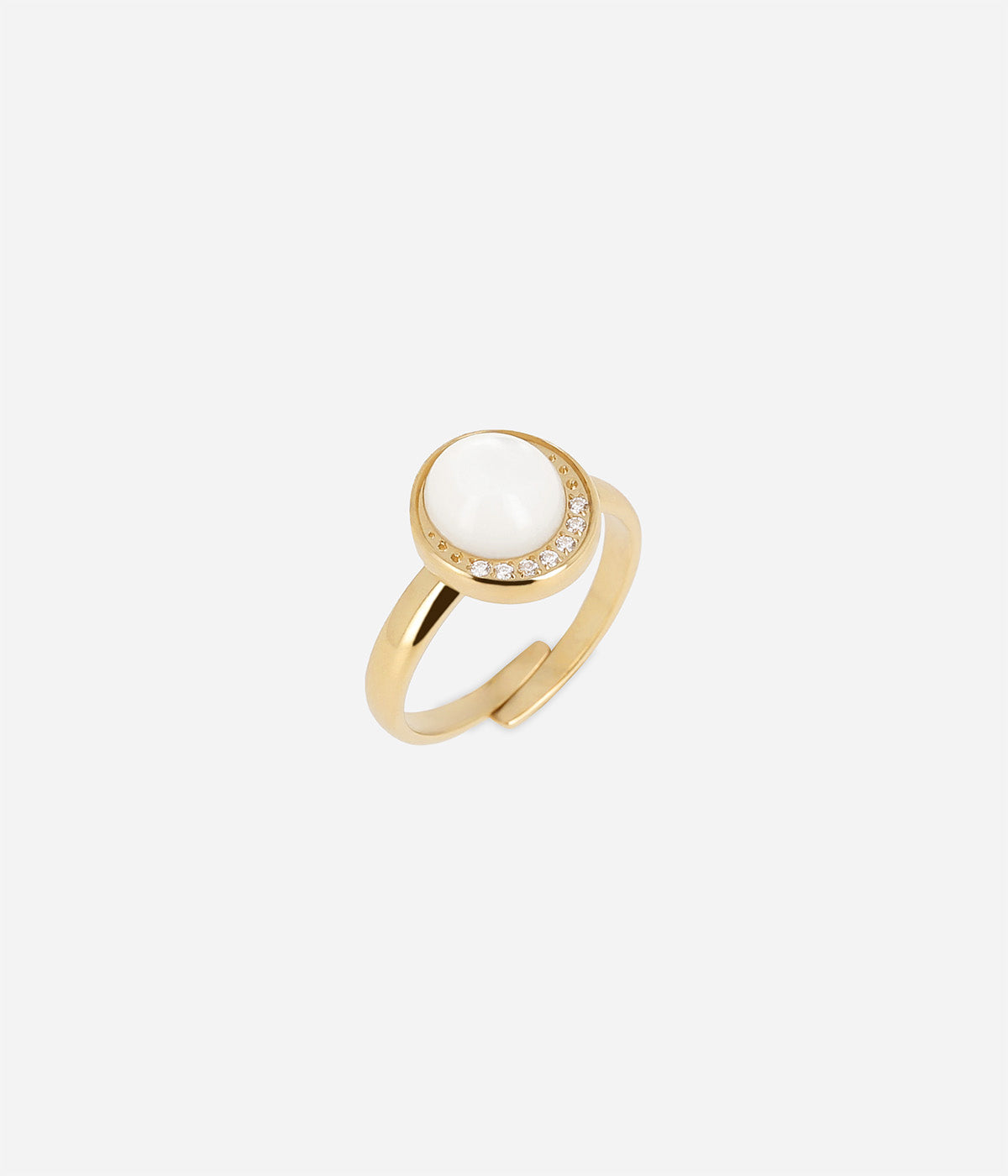 Bague Oria (Acier doré)