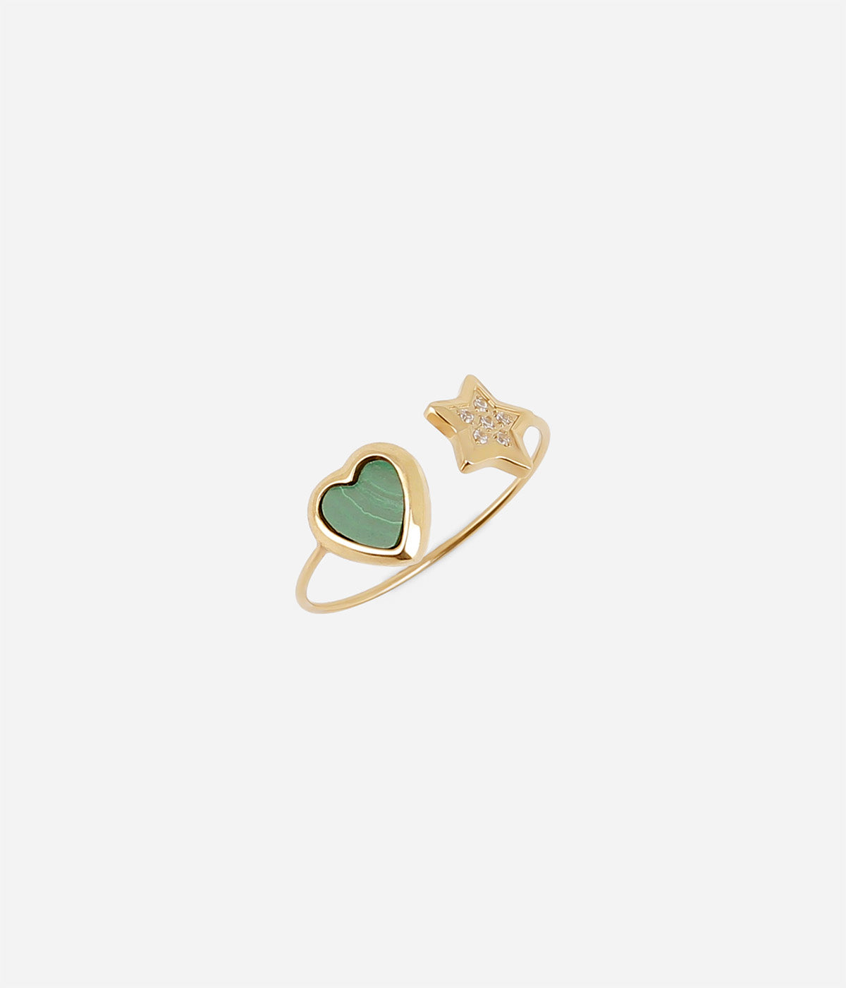 Bague Sassari (Acier doré)