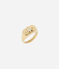 Bague Monarque (Acier doré)