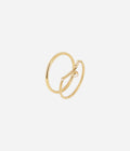 Bague Azuki (Acier doré)
