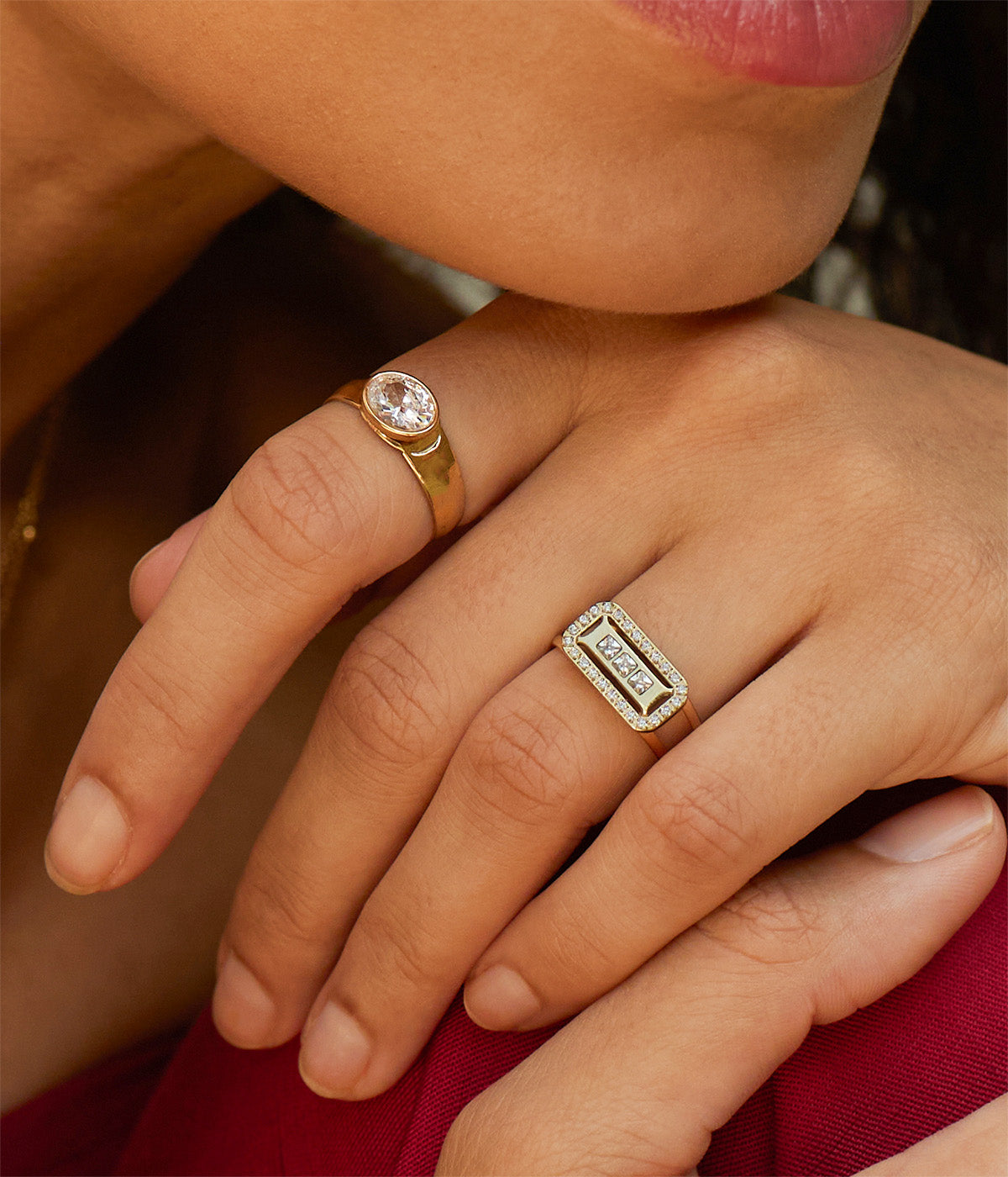 Bague Cléophée (Acier)