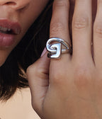Bague Hella (Acier doré)