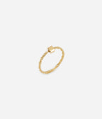 Bague Paulla (Acier doré)