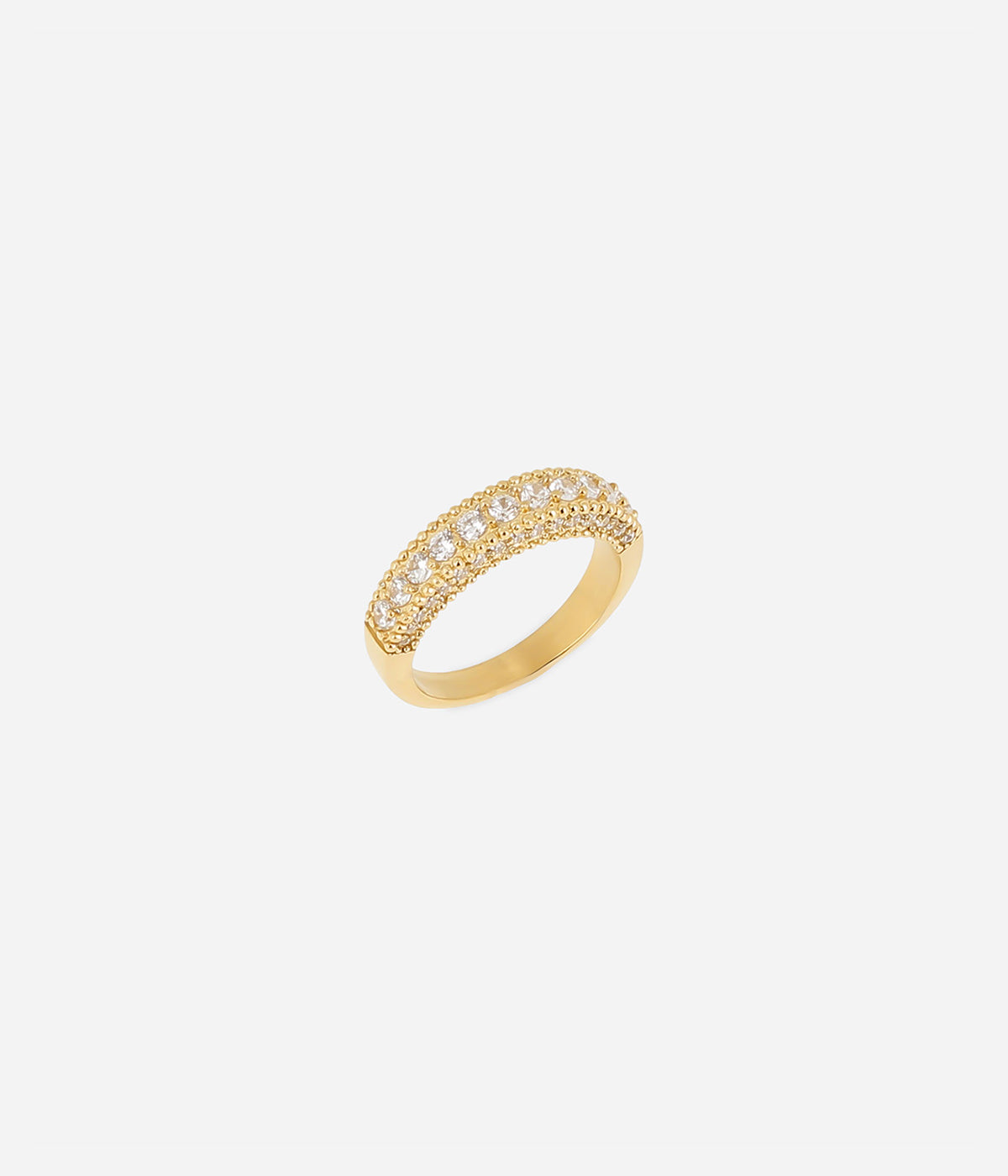 Bague Zyrelle (Acier doré)