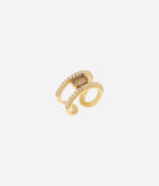 Bague Ethna (Acier doré)