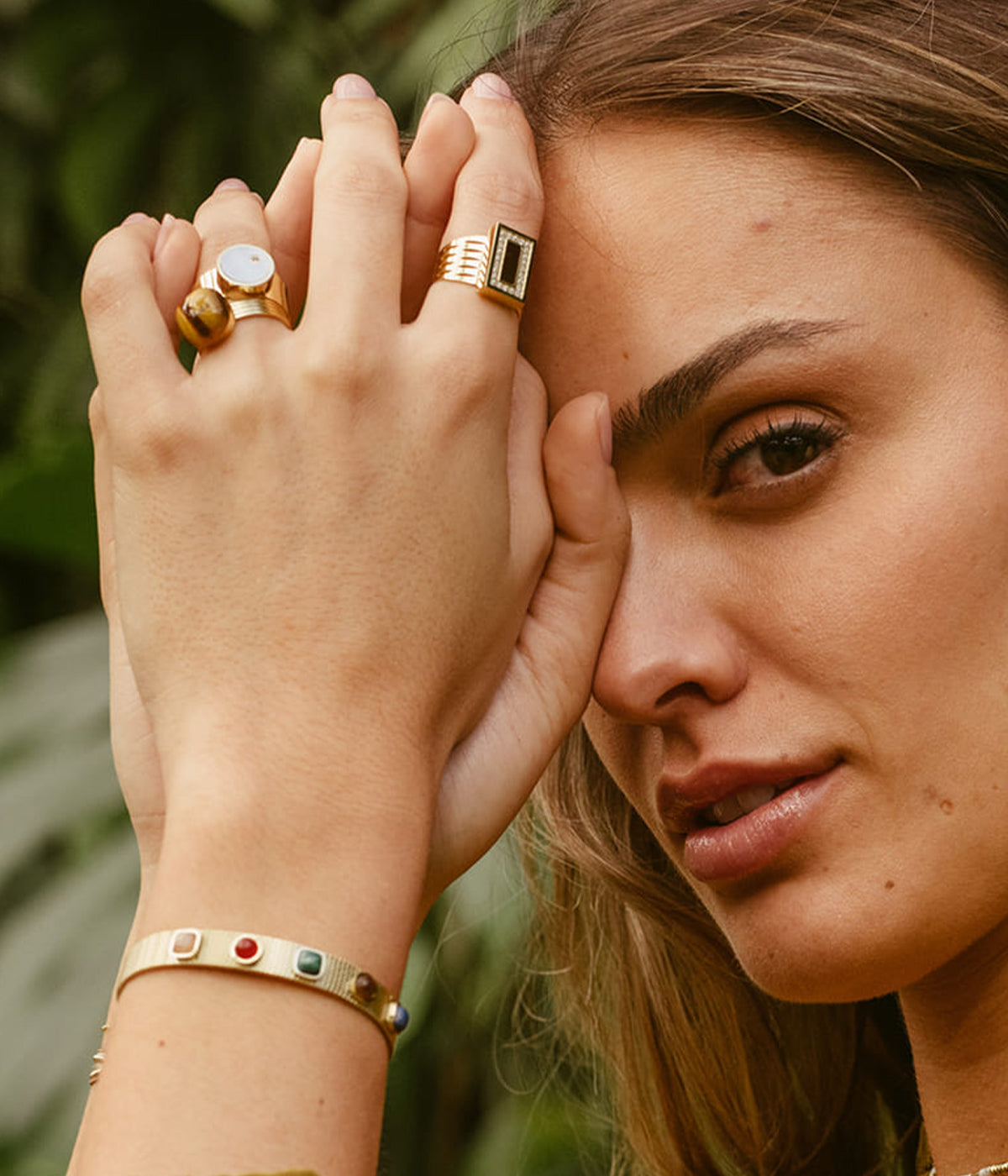 Bague Carli (Acier doré)