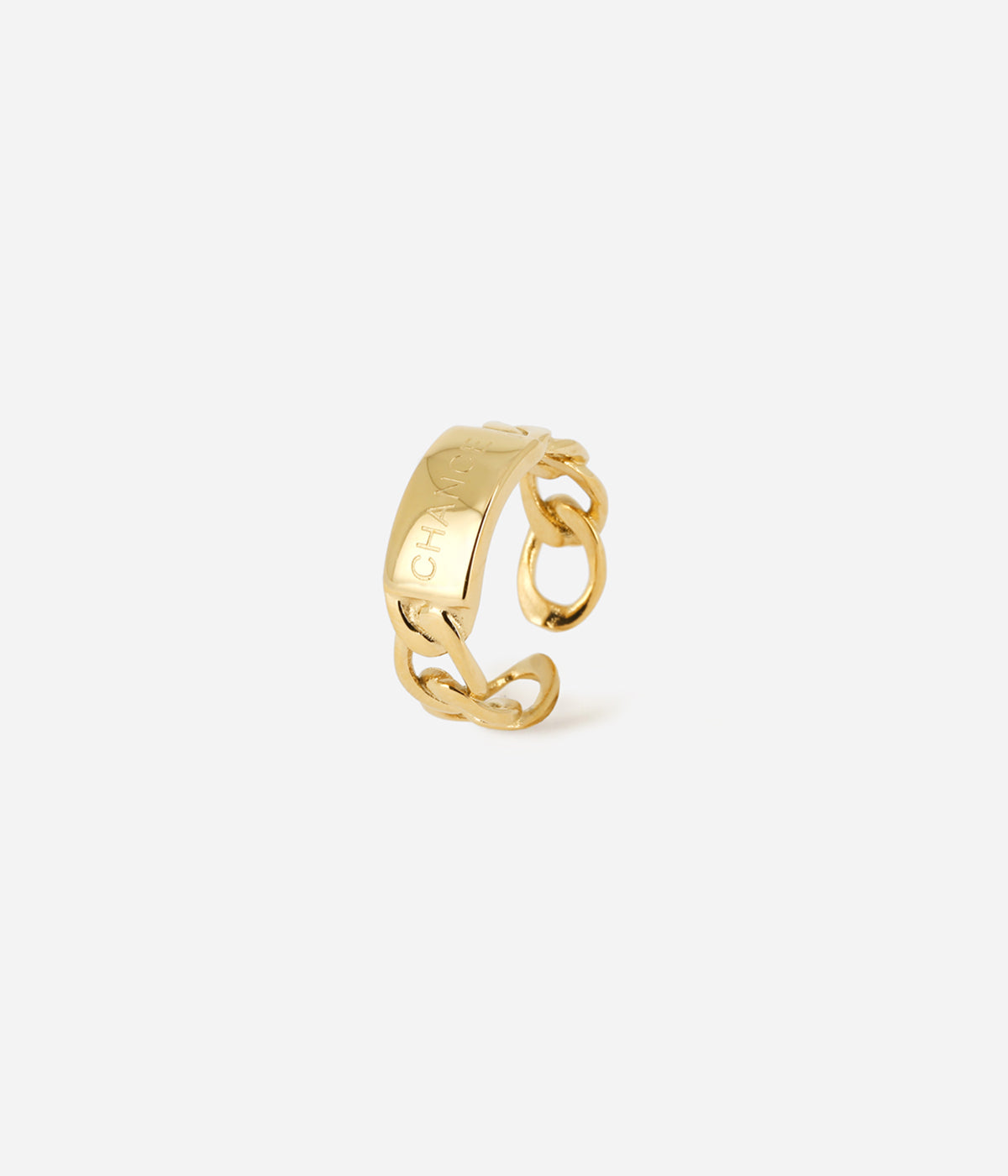 Bague Caso (Acier doré)