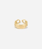 Bague Caso (Acier doré)