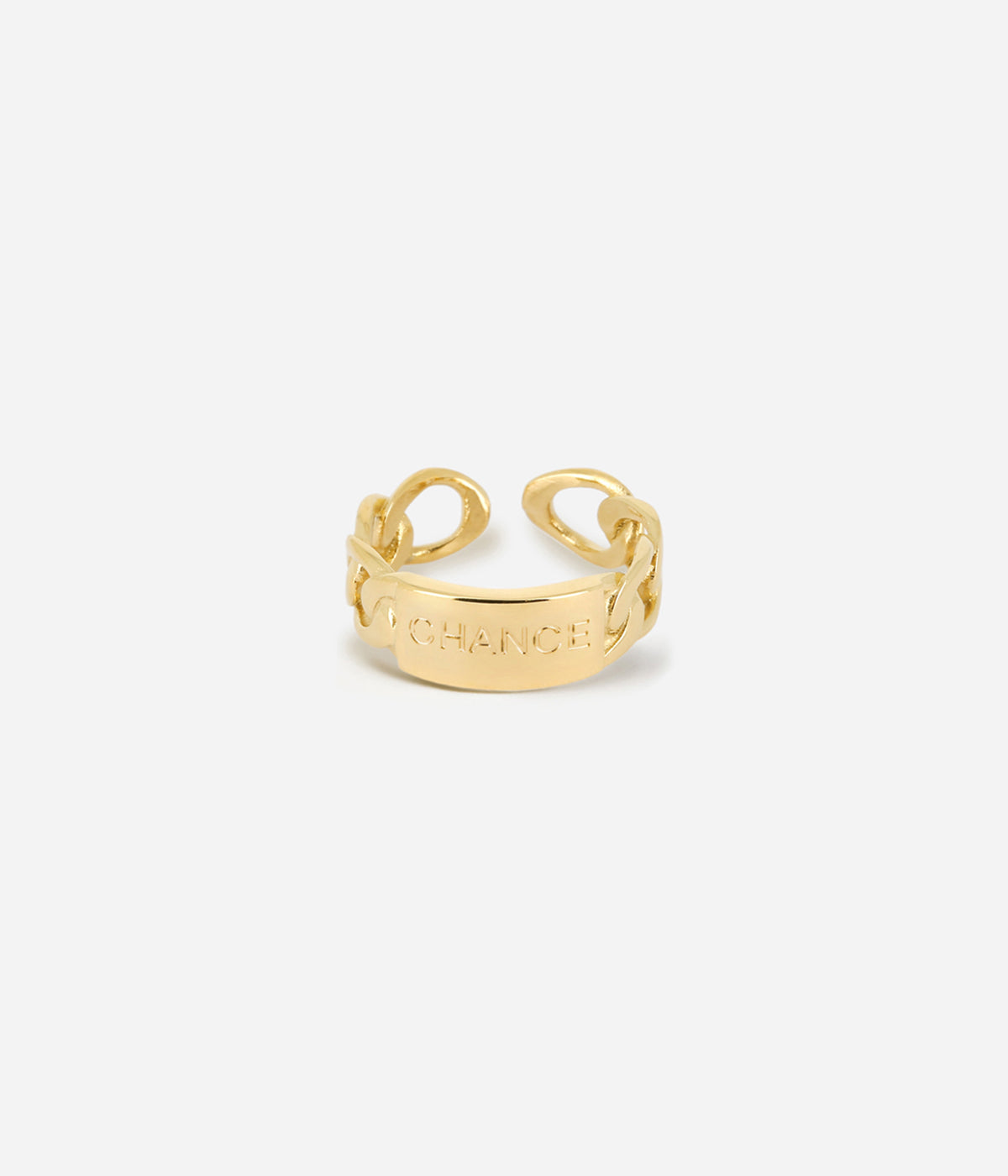 Bague Caso (Acier doré)
