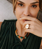 Bague Constance (Acier doré)