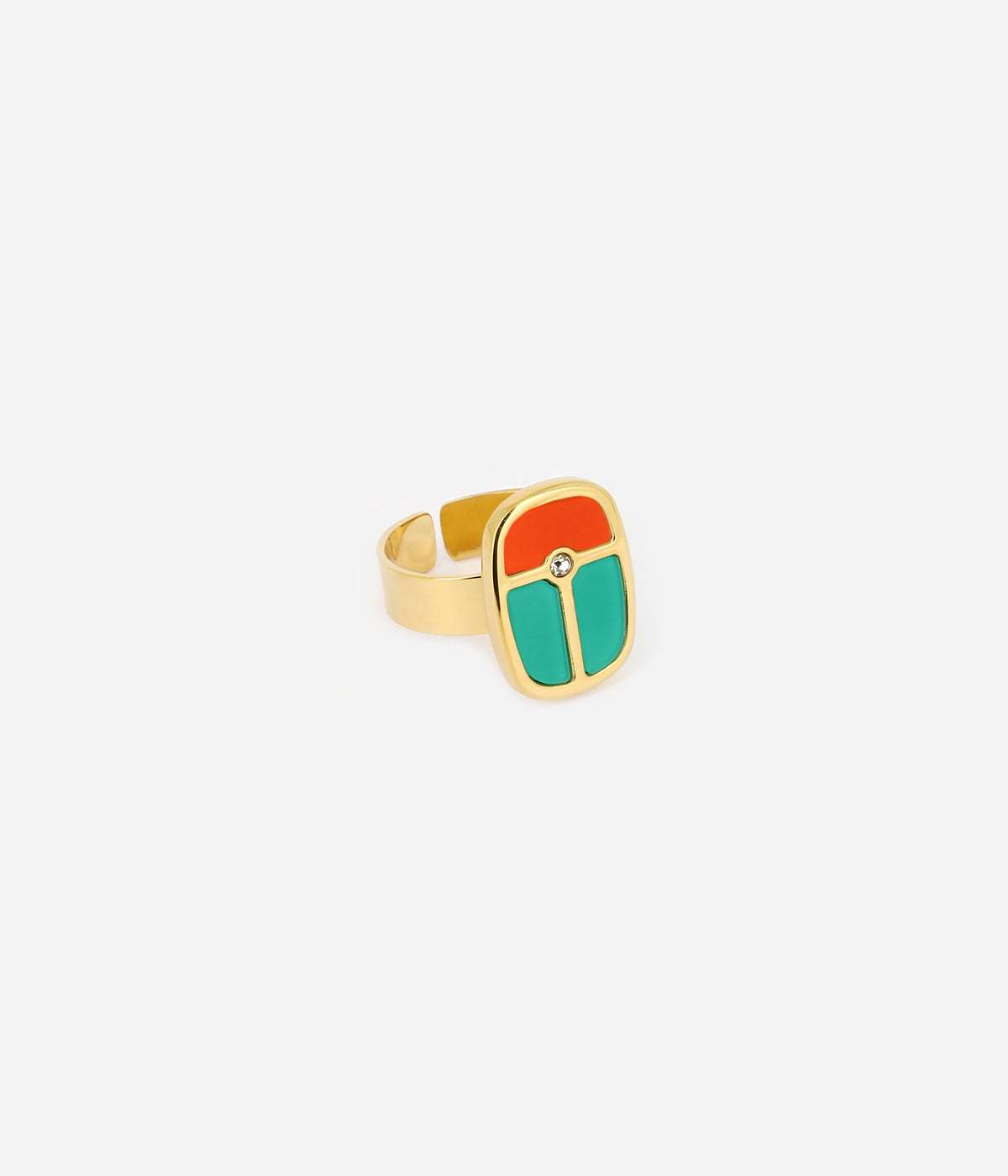 Bague Karabos (Acier doré)