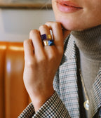 Bague Lilo (Acier doré)
