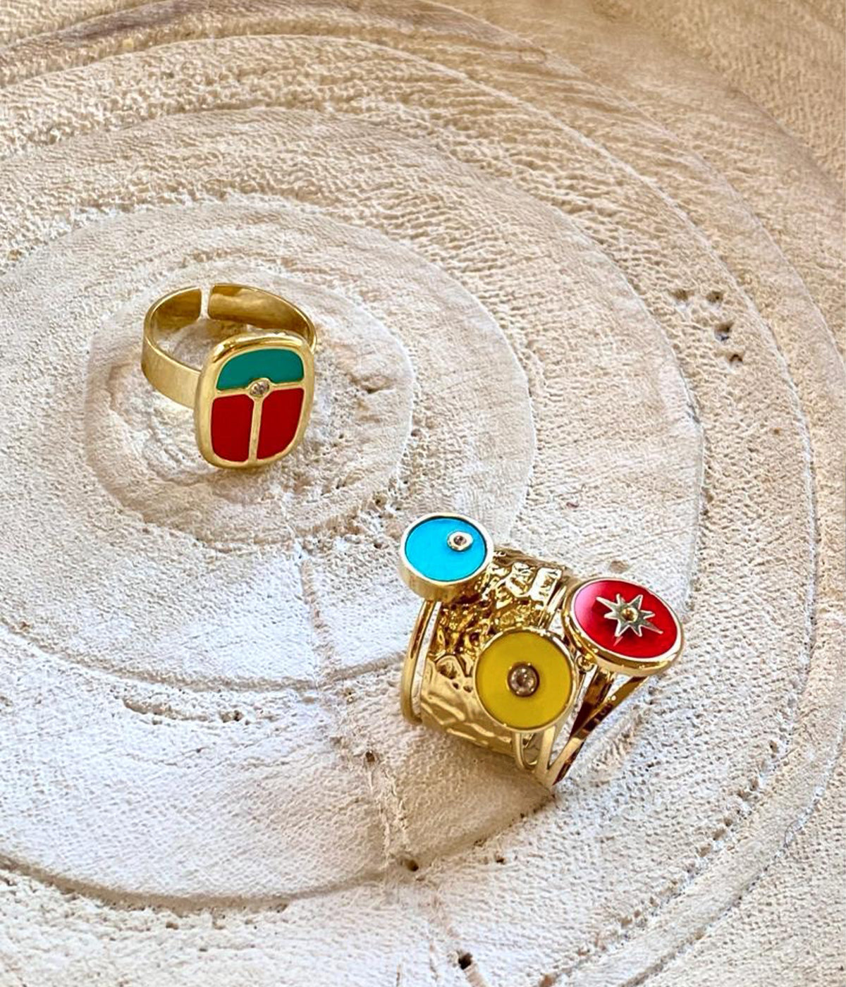 Bague Lina (Acier doré)