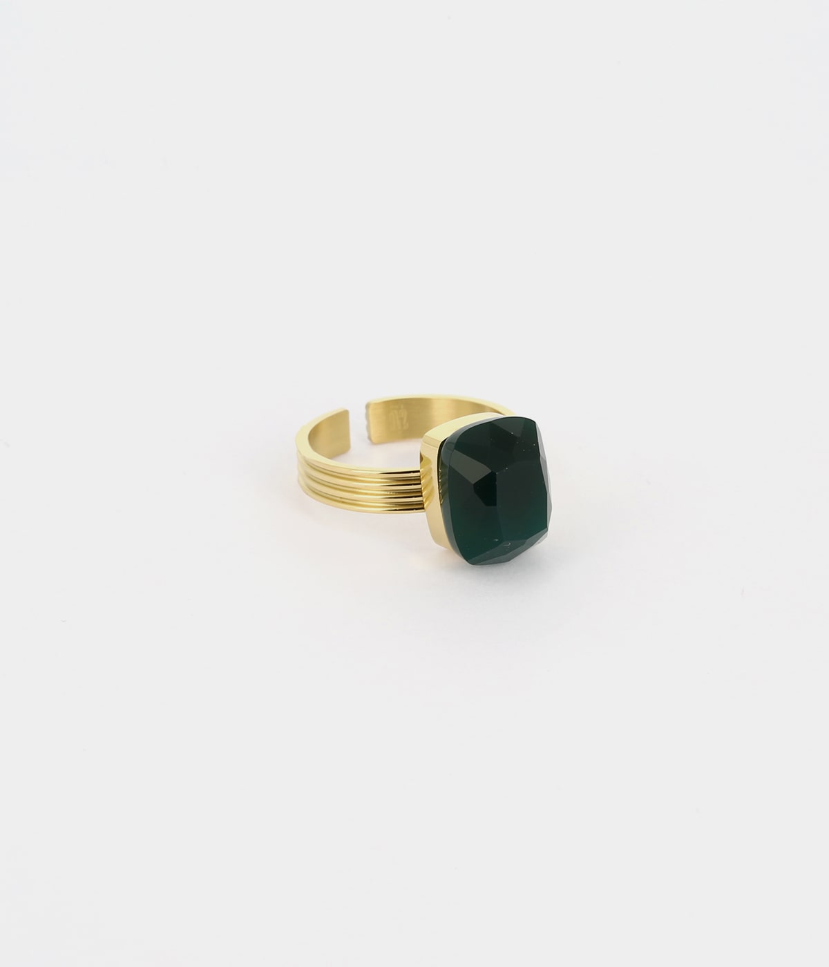 Bague Petra (Acier doré)
