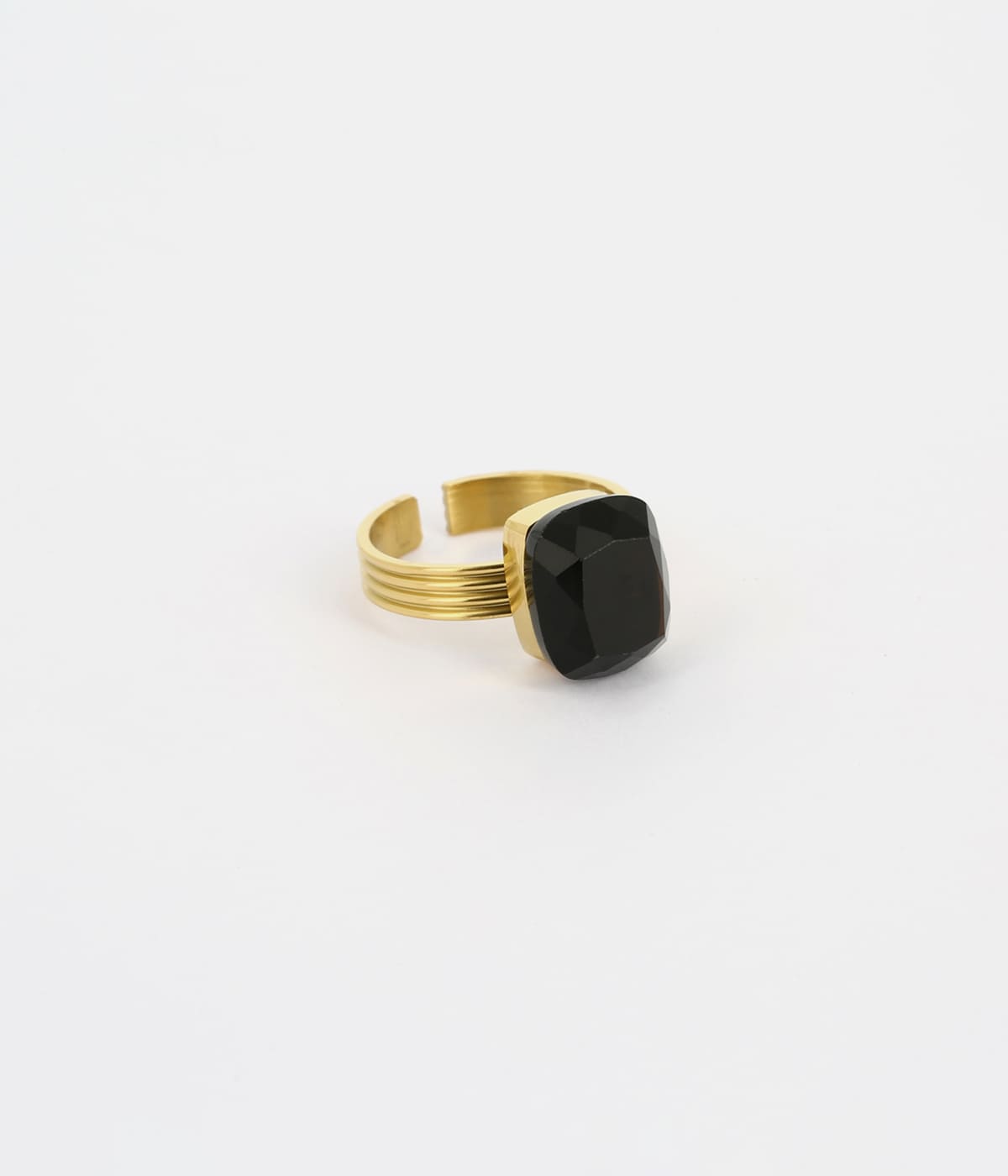 Bague Petra (Acier doré)