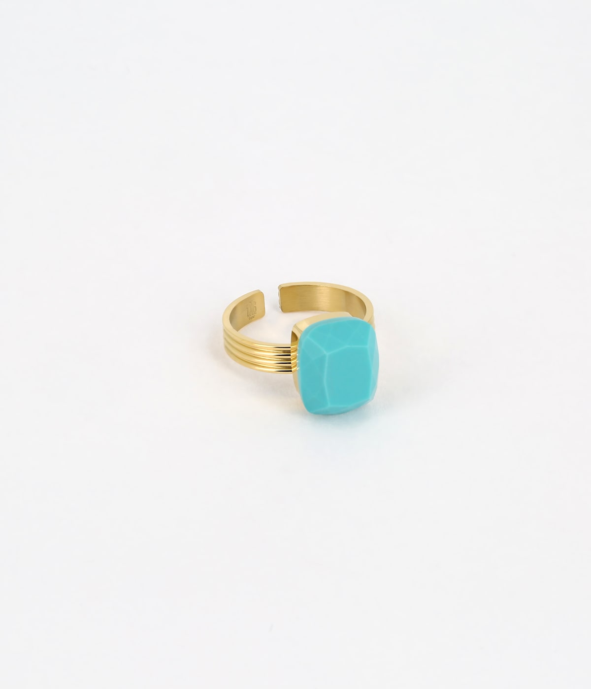 Bague Petra (Acier doré)