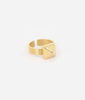 Bague Pino (Acier doré)
