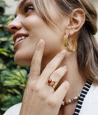 Bague Roxana (Acier doré)