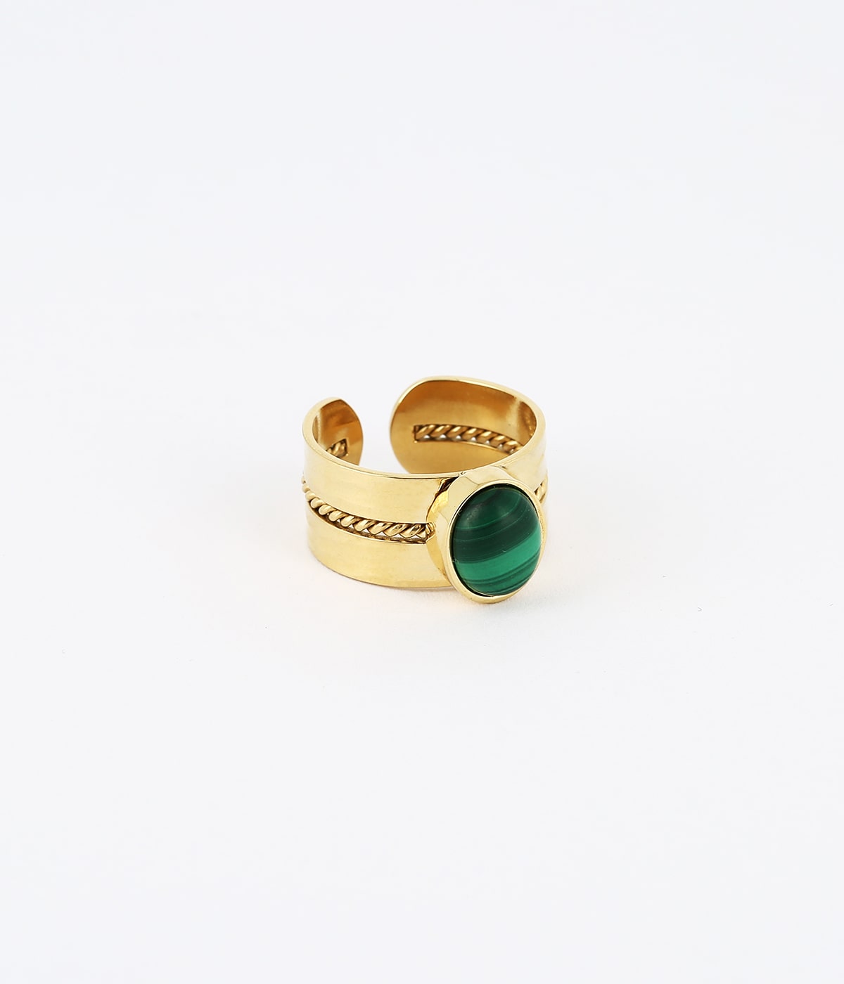 Bague Roxana (Acier doré)