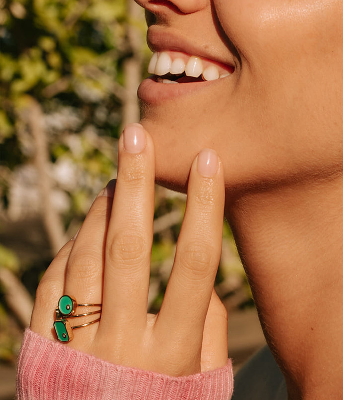 Bague Sami (Acier doré)