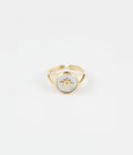 Bague Sun (Acier doré)