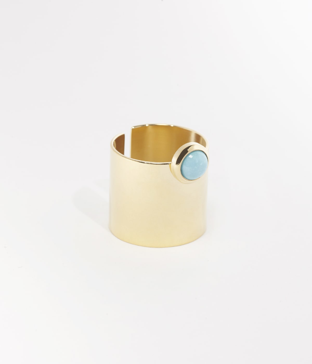 Bague Théa (Acier doré)