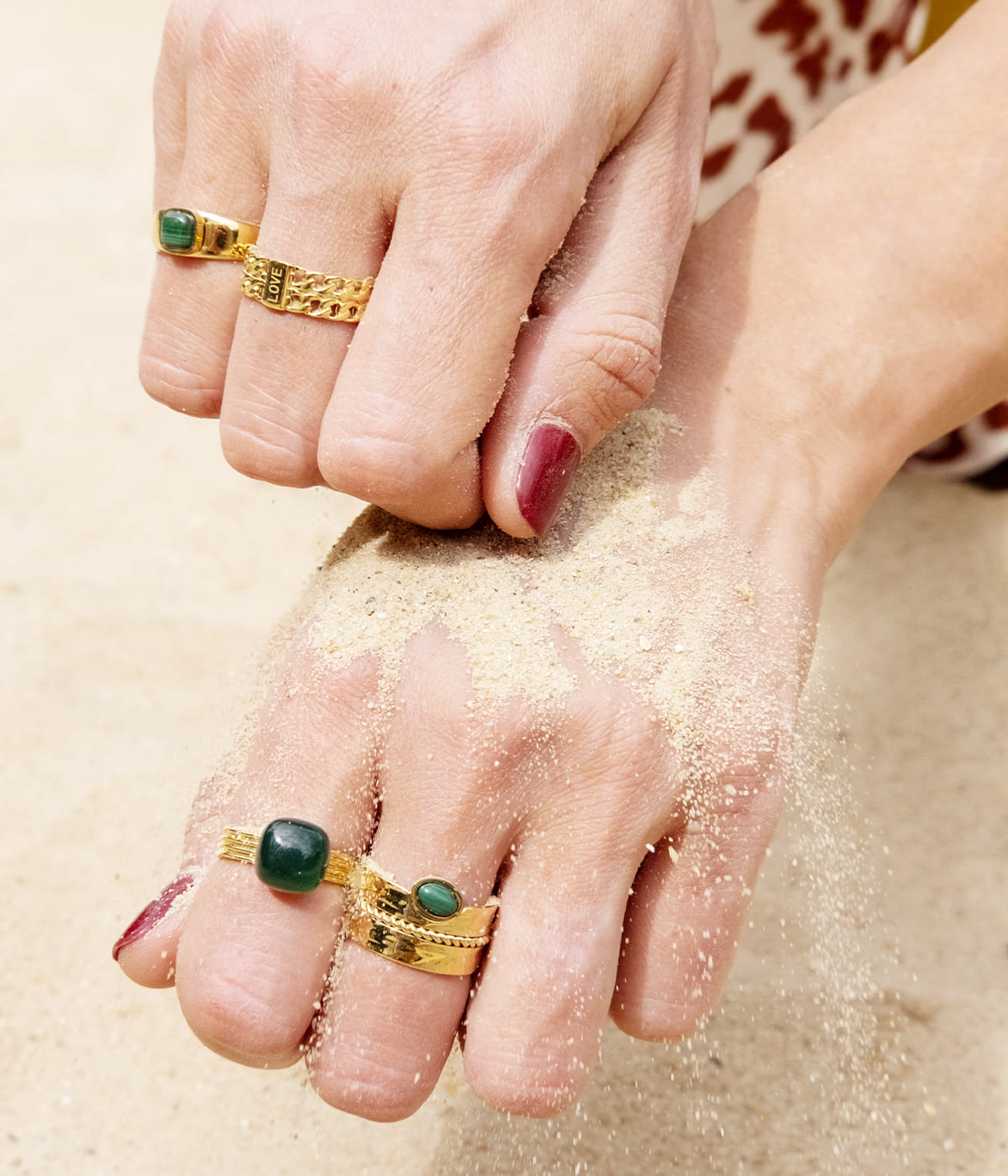 Bague Vino (Acier doré)
