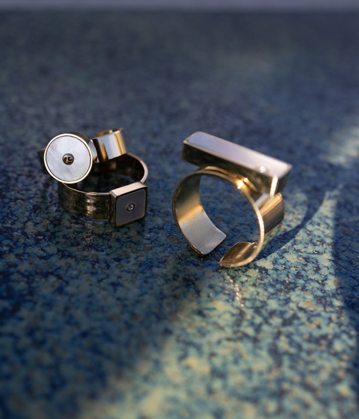 Bague Zoom (Acier doré)