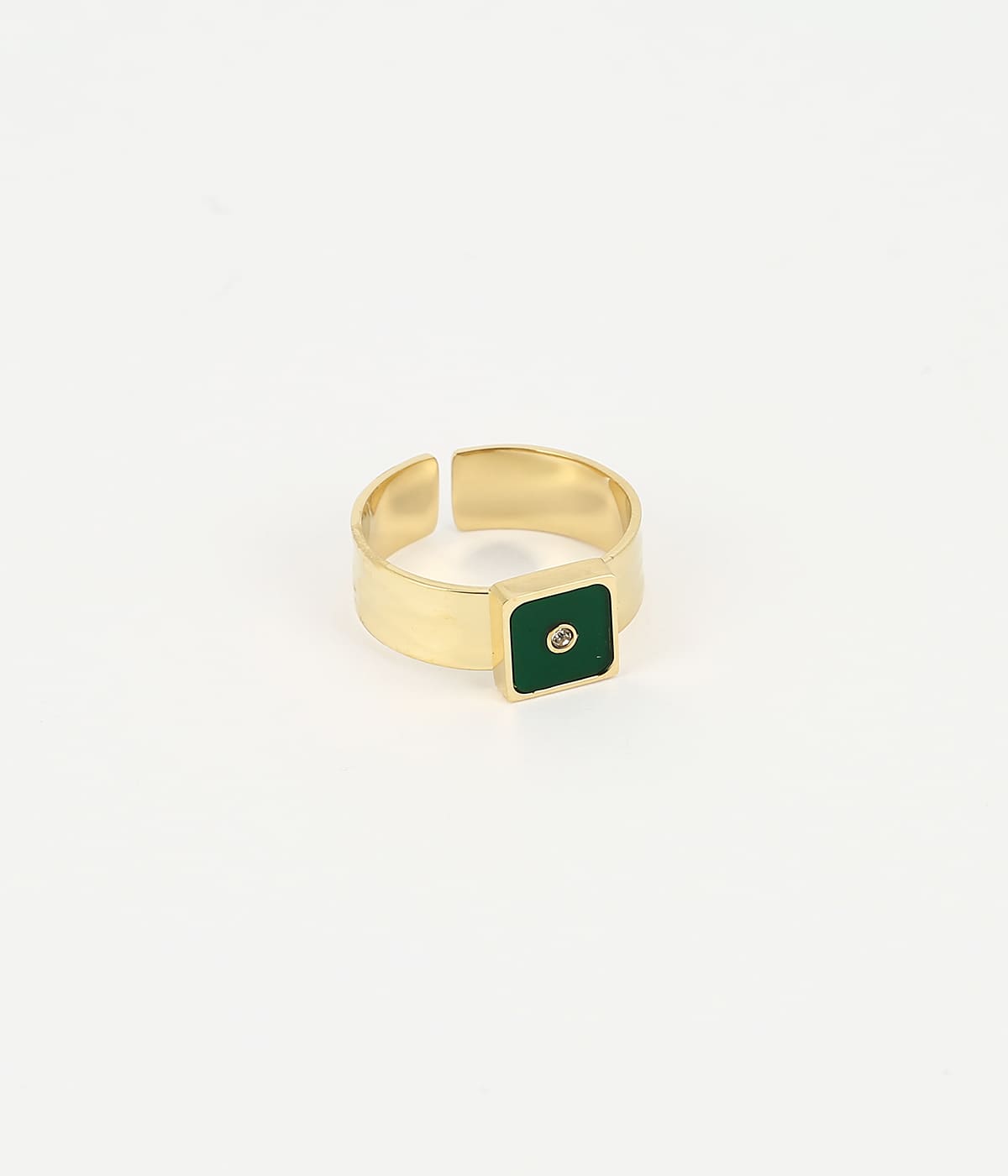 Bague Zoom (Acier doré)