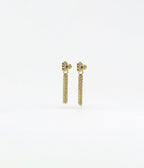 Boucles d’oreilles Alta (Acier doré)