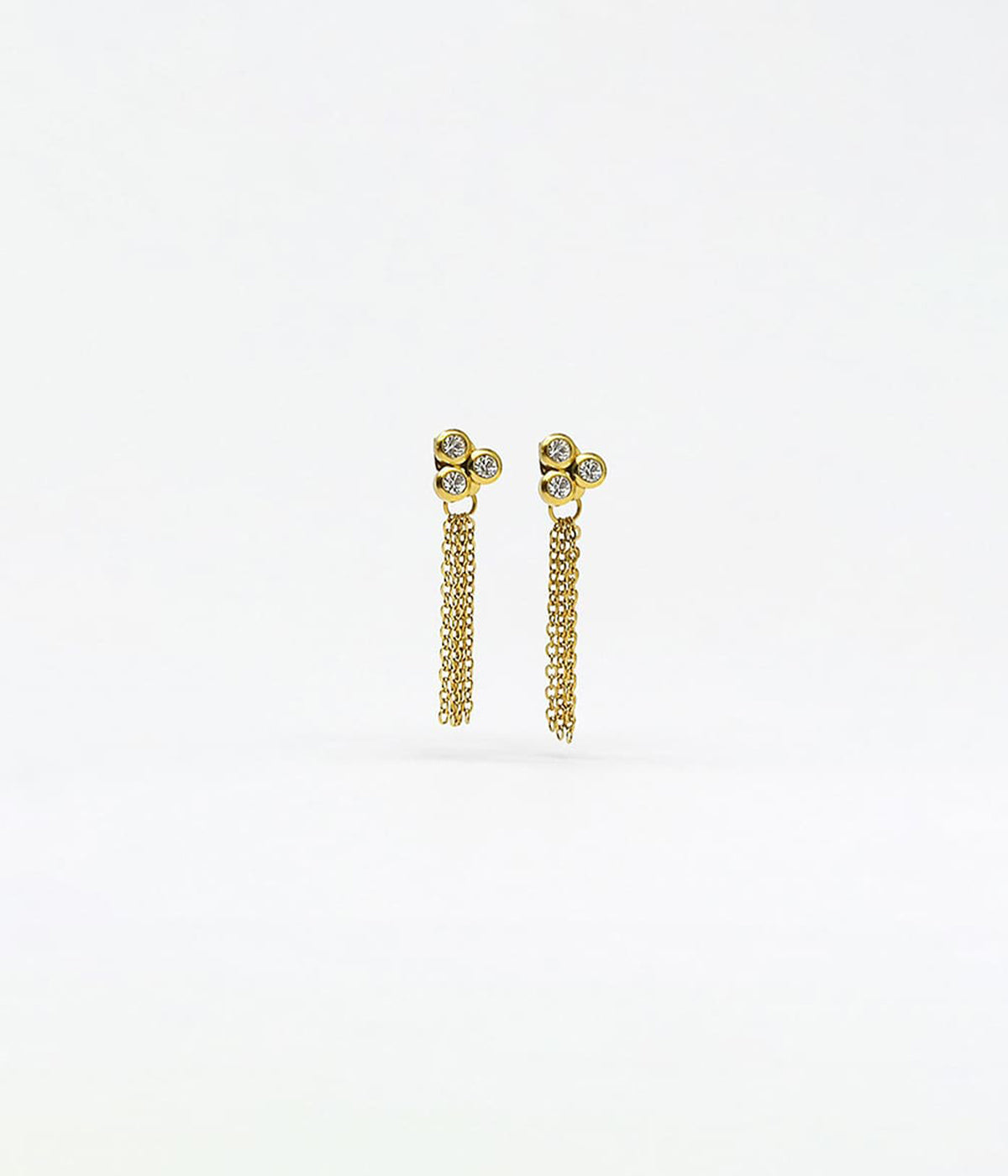 Boucles d’oreilles Alta (Acier doré)