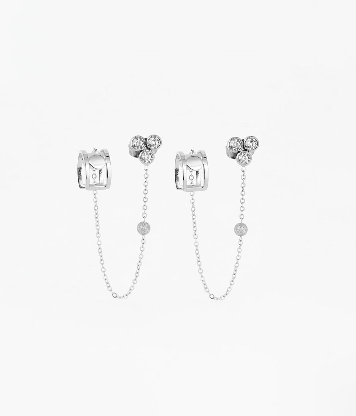 Boucles d'oreilles Bellucci (Acier)