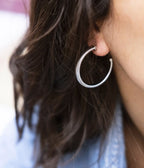 Boucles d'oreilles Bouny (Acier)
