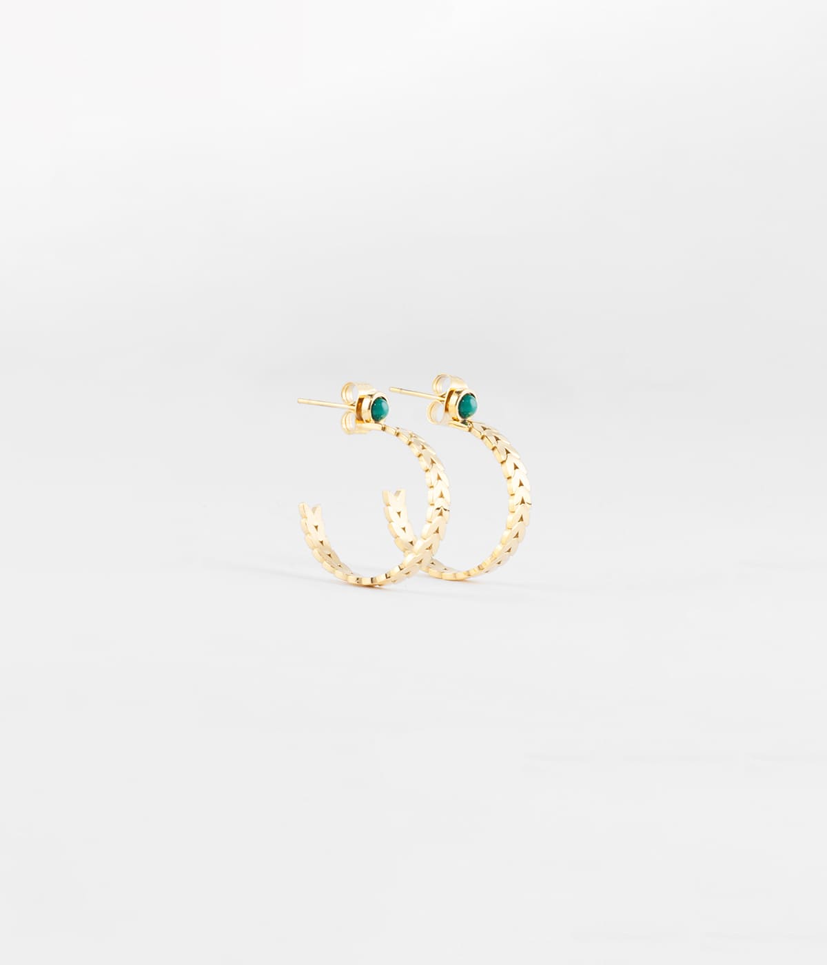 Boucles d'oreilles Buzios (Acier doré)