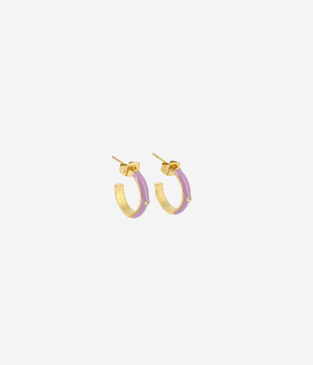 Boucles d'oreilles Calor (Acier doré)