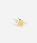 Boucles d'oreilles Carita (Acier doré)