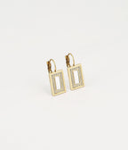 Boucles d'oreilles Carli (Acier doré)