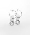 Boucles d'oreilles Dolmen (Acier)