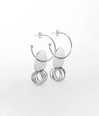 Boucles d'oreilles Dolmen (Acier)