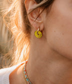 Boucles d'oreilles Heidi (Acier doré)