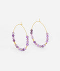 Boucles d'oreilles Jessi (Acier doré)