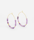 Boucles d'oreilles Jessi (Acier doré)