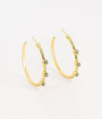 Boucles d’oreilles Limar (Acier doré)