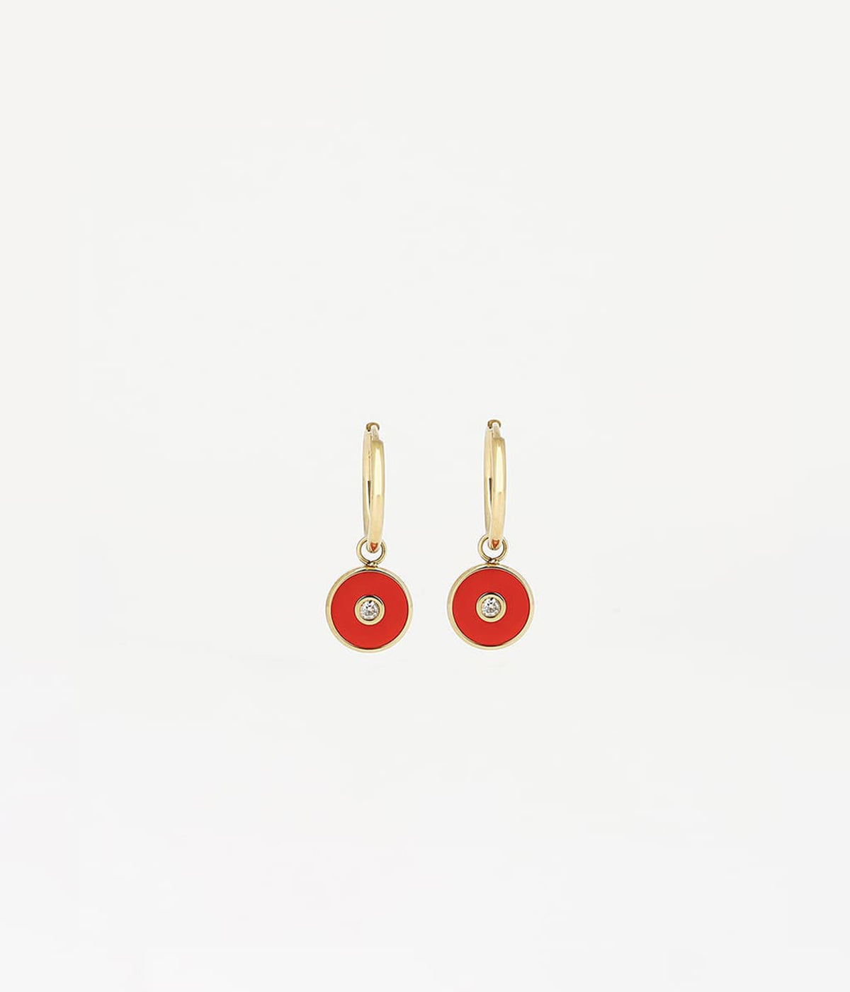 Boucles d'oreilles Liz (Acier doré)