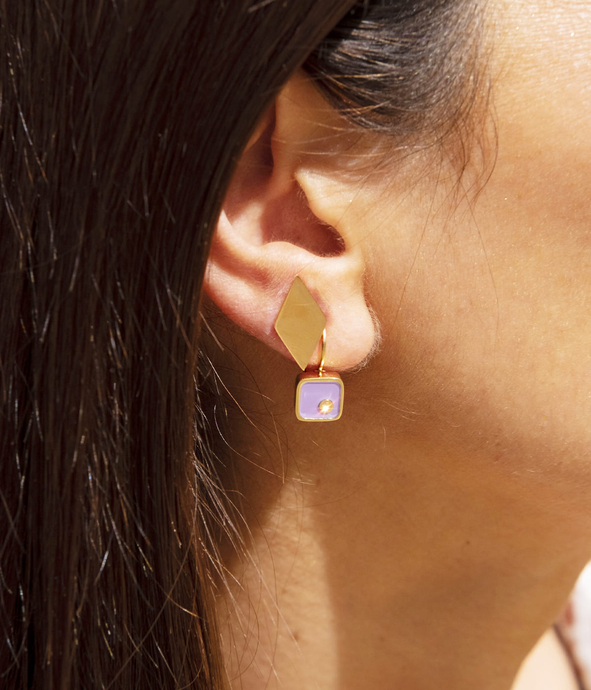 Boucles d'oreilles Louisiana (Acier)