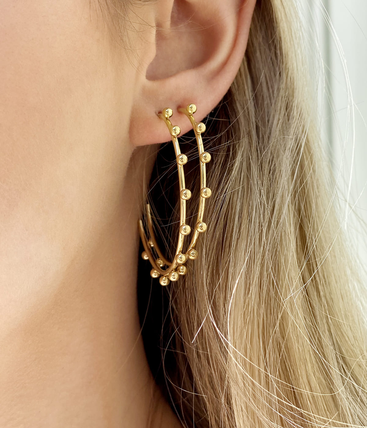 Boucles d'oreilles Naomie (Acier)
