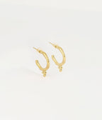 Boucles d'oreilles Neela (Acier doré)
