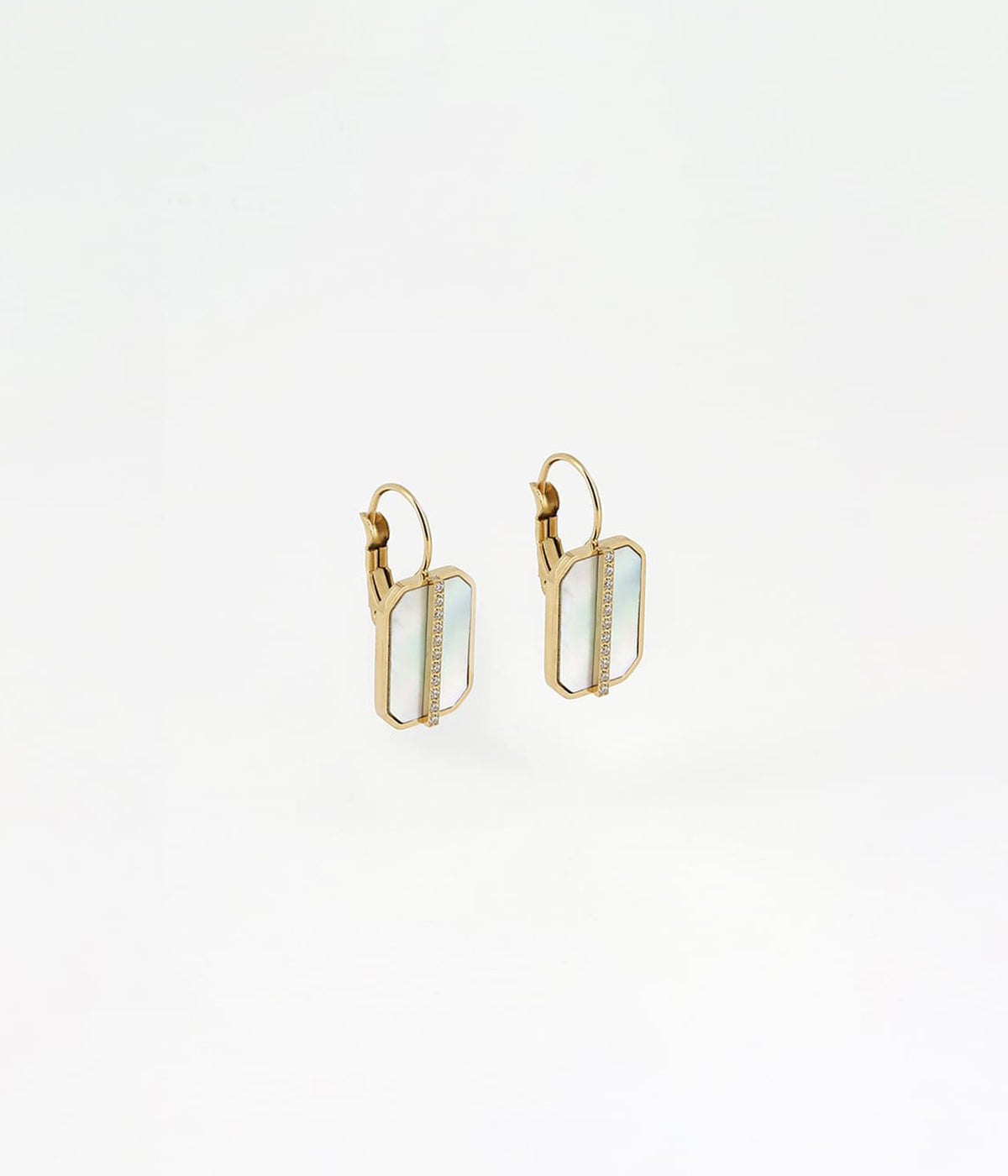 Boucles d'oreilles Nikov (Acier doré)